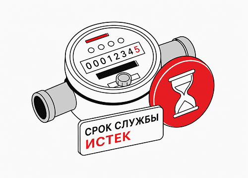 Истек срок службы счетчика