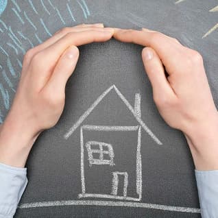 Нарисованный дом