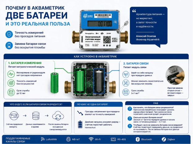 Почему 2 батареи